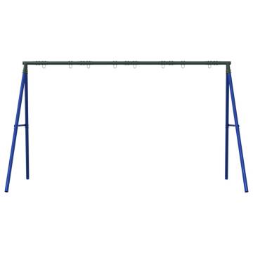 Swing Frame for Outdoor with 8 Hanging Hooks Blue Steel