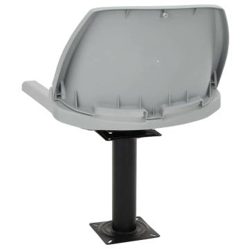  Boat Seats 2 pcs with Pedestal 360° Rotatable