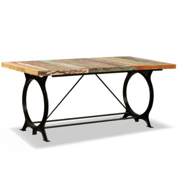  Dining Table Solid Reclaimed Wood 180 cm