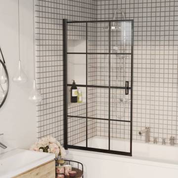  Shower Enclosure ESG 80x140 cm Black