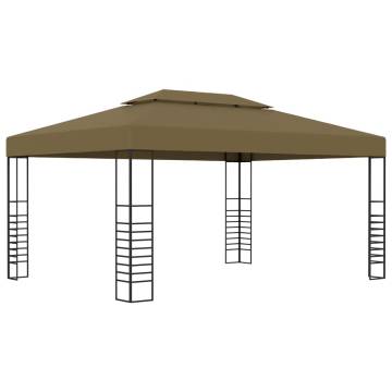  Gazebo 3x4 m Taupe 180 gm²