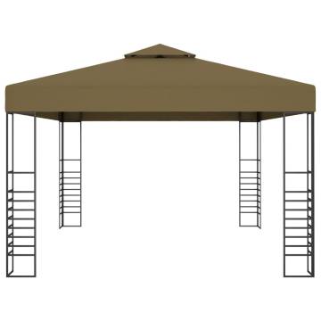  Gazebo 3x4 m Taupe 180 gm²