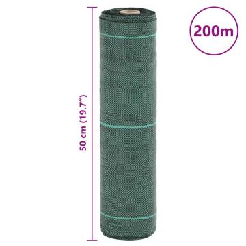  Weed Membrane Green 0.5x200 m PP