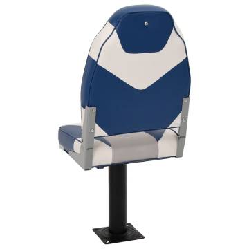  2 Piece Foldable Boat Seat Set High Backrest