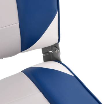  2 Piece Foldable Boat Seat Set High Backrest