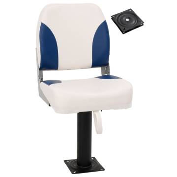  Boat Seat with Pedestal 360° Rotatable