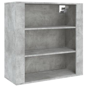  Highboard Concrete Grey Engineered Wood