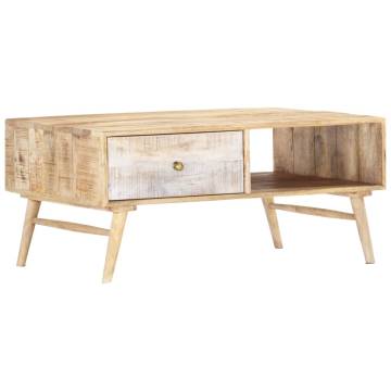  Coffee Table 88x60x40 cm Solid Mango Wood