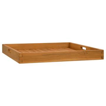  Serving Tray 60x60 cm Solid Teak Wood