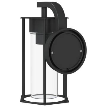  Outdoor Wall Lights 2pcs Black Stainless Steel