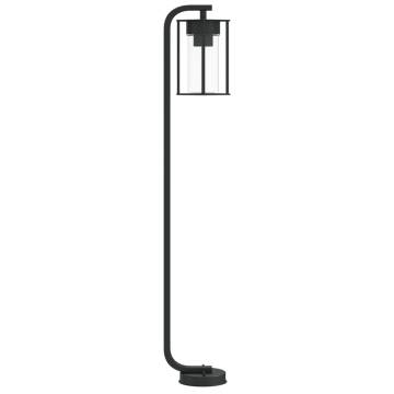  Outdoor Floor Lamps 3pcs Black 100 cm Stainless Steel