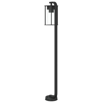  Outdoor Floor Lamps 3pcs Black 100 cm Stainless Steel