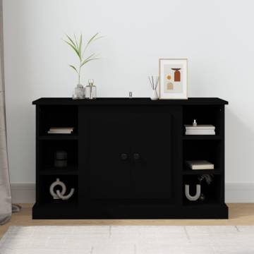  Sideboard Black 100x35.5x60 cm Engineered Wood