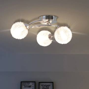  Ceiling Lamp with 3 LED Bulbs G9 120 W