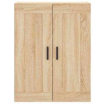  Highboard Sonoma Oak 69.5x34x180 cm Engineered Wood