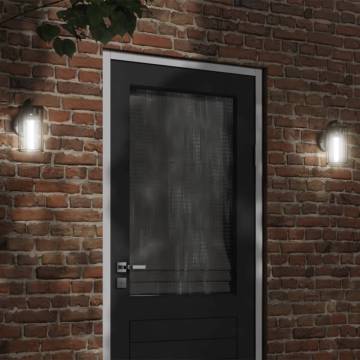  Outdoor Wall Light Black Stainless Steel