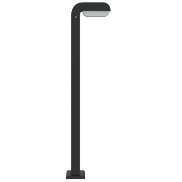  Outdoor Floor Lamps 3pcs Black 80 cm Die-cast Aluminium