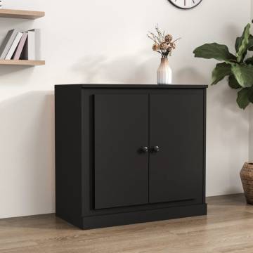  Sideboard Black 70x35.5x67.5 cm Engineered Wood