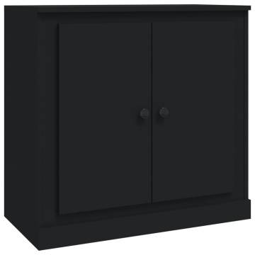  Sideboard Black 70x35.5x67.5 cm Engineered Wood