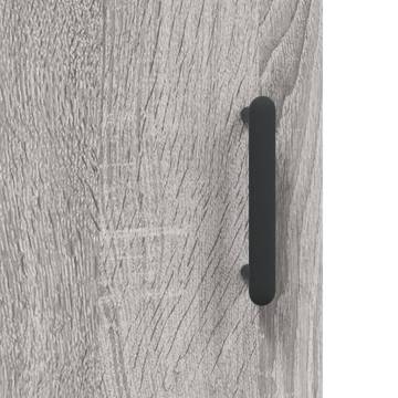  Highboard Grey Sonoma 69.5x34x180 cm Engineered Wood