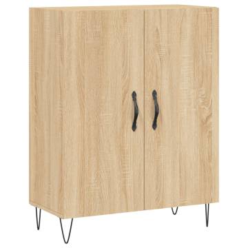  Highboard Sonoma Oak 69.5x34x180 cm Engineered Wood