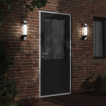  Outdoor Wall Light Black Stainless Steel