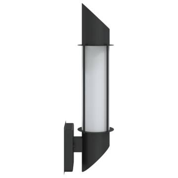  Outdoor Wall Light Black Stainless Steel