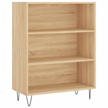  Highboard Sonoma Oak 69.5x34x180 cm Engineered Wood