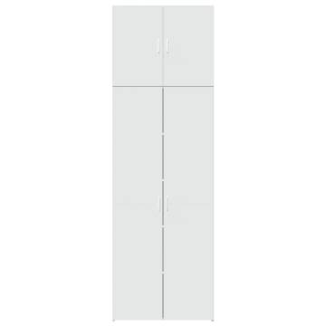  Highboard White 80x42.5x249 cm Engineered Wood