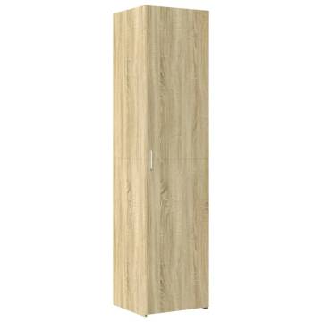  Highboard Sonoma Oak 50x42.5x185 cm Engineered Wood