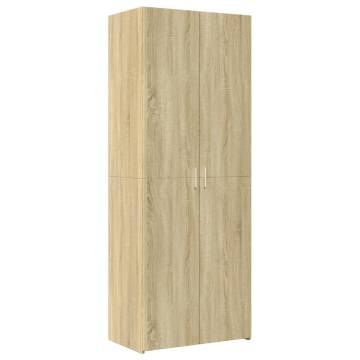  Highboard Sonoma Oak 70x42.5x185 cm Engineered Wood