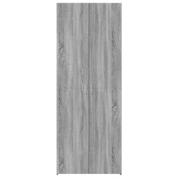  Highboard Grey Sonoma 70x42.5x185 cm Engineered Wood