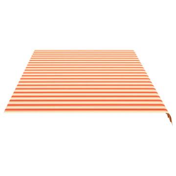 Replacement Fabric for Awning Yellow and Orange 6x3 m