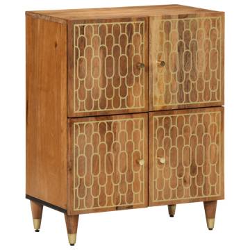  Side Cabinet 60x33x75 cm Solid Wood Mango