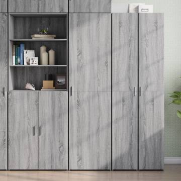  Highboard Grey Sonoma 50x42.5x185 cm Engineered Wood