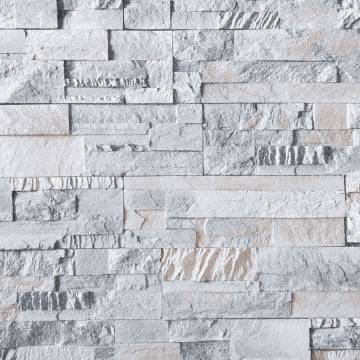 Wallpaper 3D Stone Look Grey and Brown