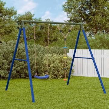  Outdoor Swing Set with Swing and Disc Swing