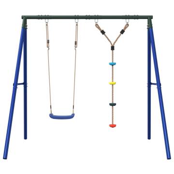  Outdoor Swing Set with Swing and Disc Swing