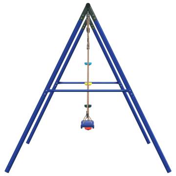  Outdoor Swing Set with Swing and Disc Swing