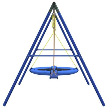  Outdoor Swing Set with Swing and Saucer Swing