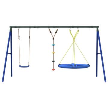  Outdoor Swing Set with Swing, Disc Swing, Saucer Swing