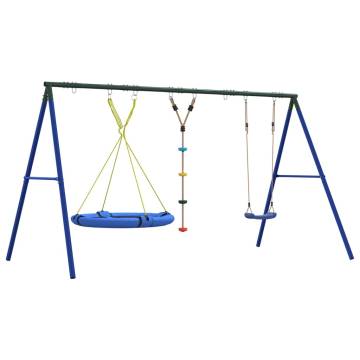  Outdoor Swing Set with Swing, Disc Swing, Saucer Swing