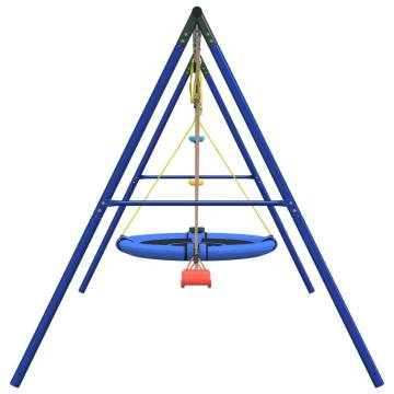  Outdoor Swing Set with Swing, Disc Swing, Saucer Swing