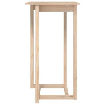 Bar Table 60x60x110 cm Solid Wood Pine