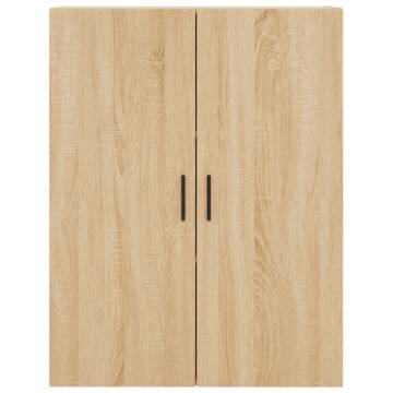  Highboard Sonoma Oak 69.5x34x180 cm Engineered Wood