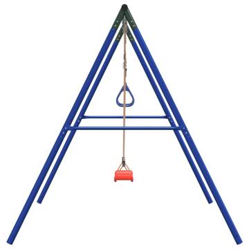  Outdoor Swing Set with Swing and Trapeze