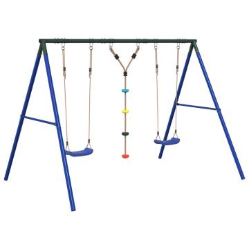  Outdoor Swing Set with Swings and Disc Swing