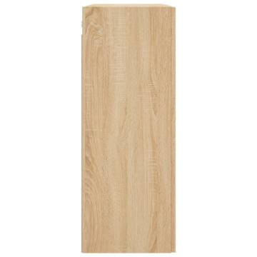  Wall Mounted Cabinets 2 pcs Sonoma Oak 69.5x34x90 cm