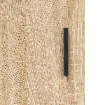  Wall Mounted Cabinets 2 pcs Sonoma Oak 69.5x34x90 cm