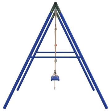  Outdoor Swing Set with Swing and Ladder